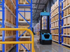 Warehouse space for rent in Brooklyn with dock-high loading bays