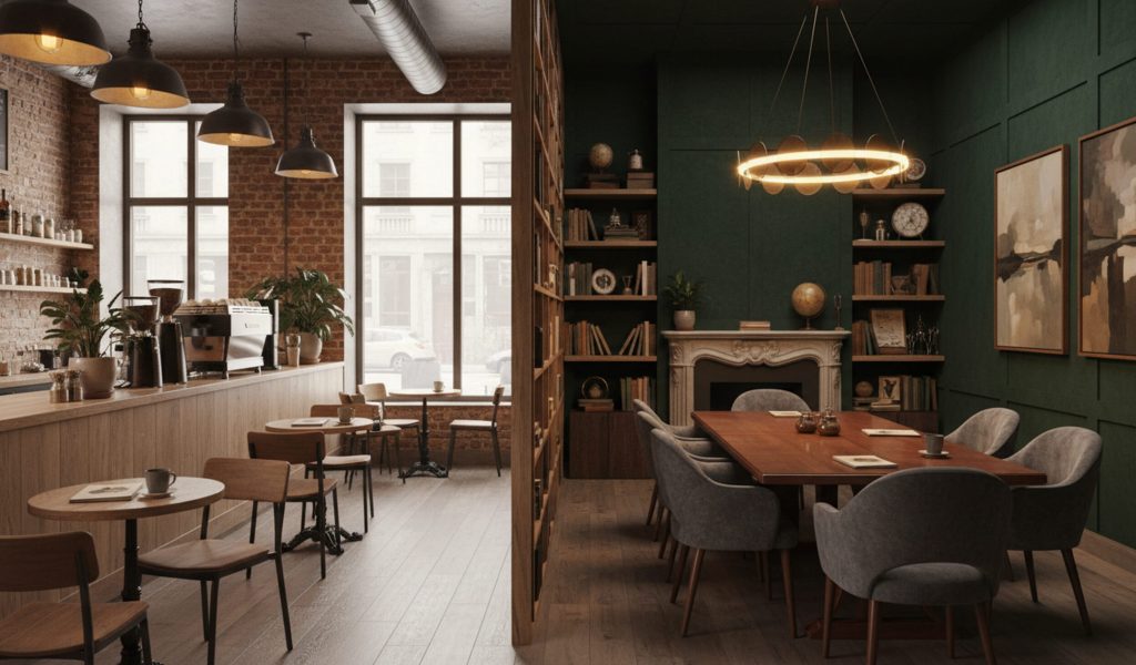NYC restaurant space for rent with commercial kitchen and storefront